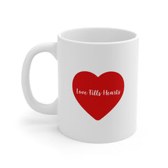 Valentine's Day Love Fills Hearts Mug 11 oz.