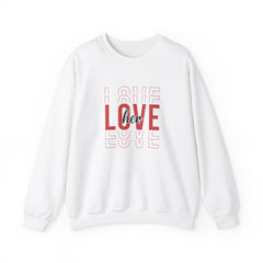 Valentine's Day Love Her Heavy Blend™ Crewneck Sweatshirt