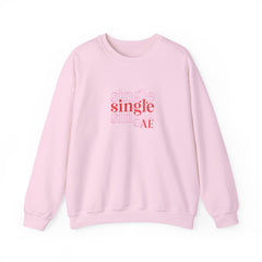 Single as AF Valentine's Day Unisex Heavy Blend™ Crewneck Sweatshirt