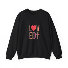 I Love EDT Valentine's Day Heavy Blend™ Crewneck Sweatshirt