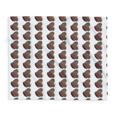 Valentine's Day Love and Football Arctic Fleece Blanket