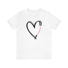 Valentine's Day Hot Flash Heart Short Sleeve Tee Express Delivery available