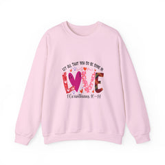 Valentine's Day Love Corinthians Unisex Heavy Blend™ Crewneck Sweatshirt