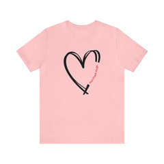 Valentine's Day Hot Flash Heart Short Sleeve Tee Express Delivery available