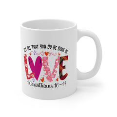 Valentine's Day Love Corinthians Ceramic Mug 11 oz.