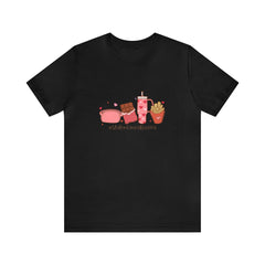 Valentine's Day Fast Food Love Unisex Jersey Short Sleeve Tee