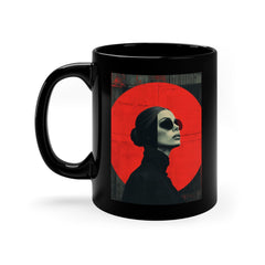 Valentine's Day Avant-garde Collection Ceramic Black Mug 11 oz.