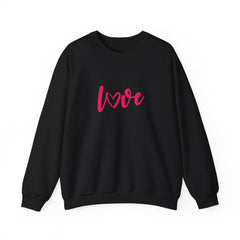 Valentine's Day Pink Love Unisex Heavy Blend™ Crewneck Sweatshirt