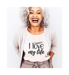 I Love My Life Short Sleeve Tee - S.E. Burks Global Marketplace