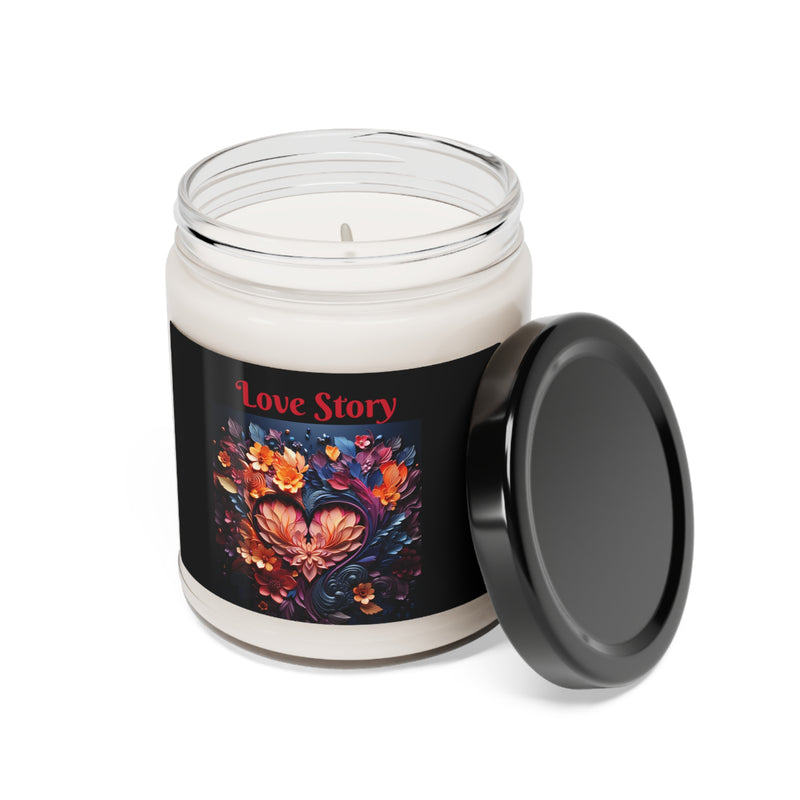 Valentine's Day Our Love Story Collection Scented Soy Candle, 9oz