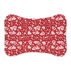 Valentine's Day Pattern Pet Feeding Mats