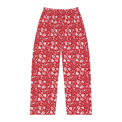 Valentine's Day Pattern Women's Pajama Pants (AOP)