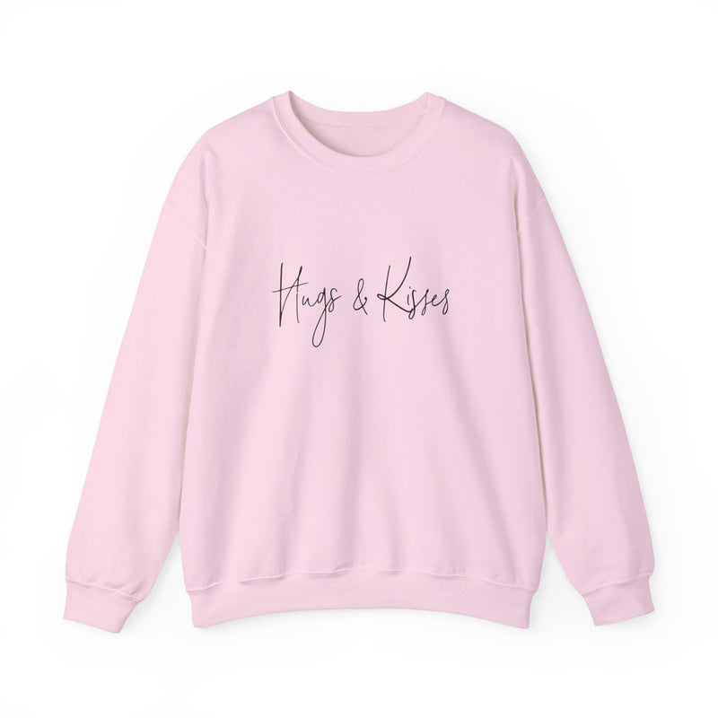 Valentine's Day Hugs and Kisses Unisex Heavy Blend™ Crewneck Sweatshirt