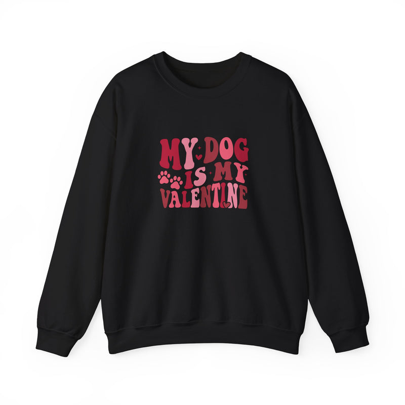 My Dog Is My Valentine Heavy Blend™ Crewneck Sweatshirt