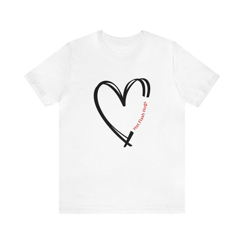 Valentine's Day Hot Flash Heart Short Sleeve Tee Express Delivery available