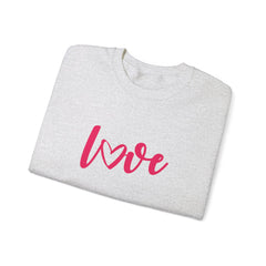 Valentine's Day Pink Love Unisex Heavy Blend™ Crewneck Sweatshirt