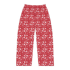 Valentine's Day Pattern Men's Pajama Pants (AOP)