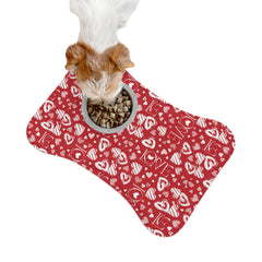 Valentine's Day Pattern Pet Feeding Mats