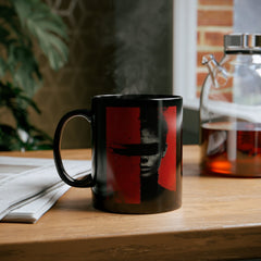 Valentine's Day Avant-garde Collection Ceramic Black Mug 11 oz.