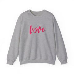 Valentine's Day Pink Love Unisex Heavy Blend™ Crewneck Sweatshirt