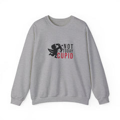 Not Today Cupid Valentine's Day Unisex Heavy Blend™ Crewneck Sweatshirt