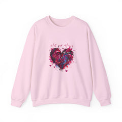 Valentine's Day Hot and Happy Heavy Blend™ Crewneck Sweatshirt