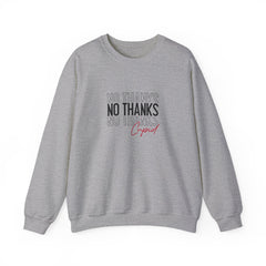 No Thanks Cupid Valentine's Day Unisex Heavy Blend™ Crewneck Sweatshirt