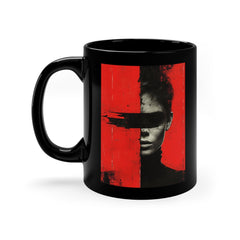 Valentine's Day Avant-garde Collection Ceramic Black Mug 11 oz.