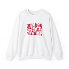 My Dog Is My Valentine Heavy Blend™ Crewneck Sweatshirt