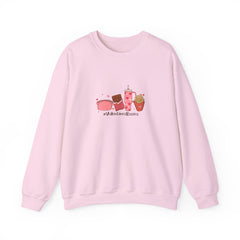 Valentine's Day Fast Food Love Unisex Heavy Blend™ Crewneck Sweatshirt