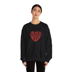 Valentine's Day For God So Loved the World He Gave His Only Begotten Son Heavy Blend™ Sweatshirt