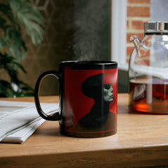 Valentine's Day Avant-garde Collection Ceramic Black Mug 11 oz.