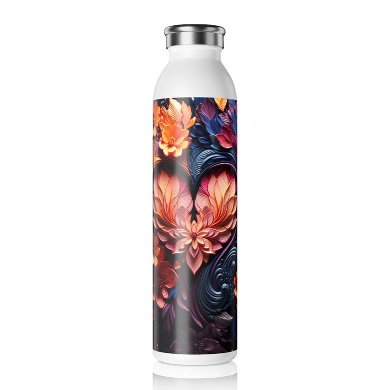 Valentine's Day Our Love Story Collection Slim Water Bottle 20 oz.