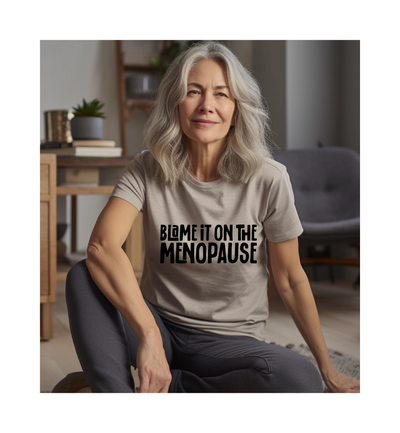 Blame it on the Menopause Short Sleeve Tee - S.E. Burks Global Marketplace