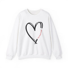 Valentine's Day Hot Flash Heart Heavy Blend™ Crewneck Sweatshirt