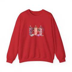 Valentine's Day Tumbler Unisex Heavy Blend™ Crewneck Sweatshirt