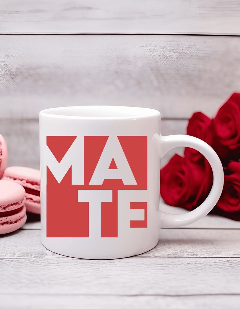 'Soul Mate' Valentine's Day Ceramic Mug 11oz. -- Mate - S.E. Burks Global Marketplace