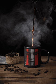 Valentine's Day Avant-garde Collection Ceramic Black Mug 11 oz.