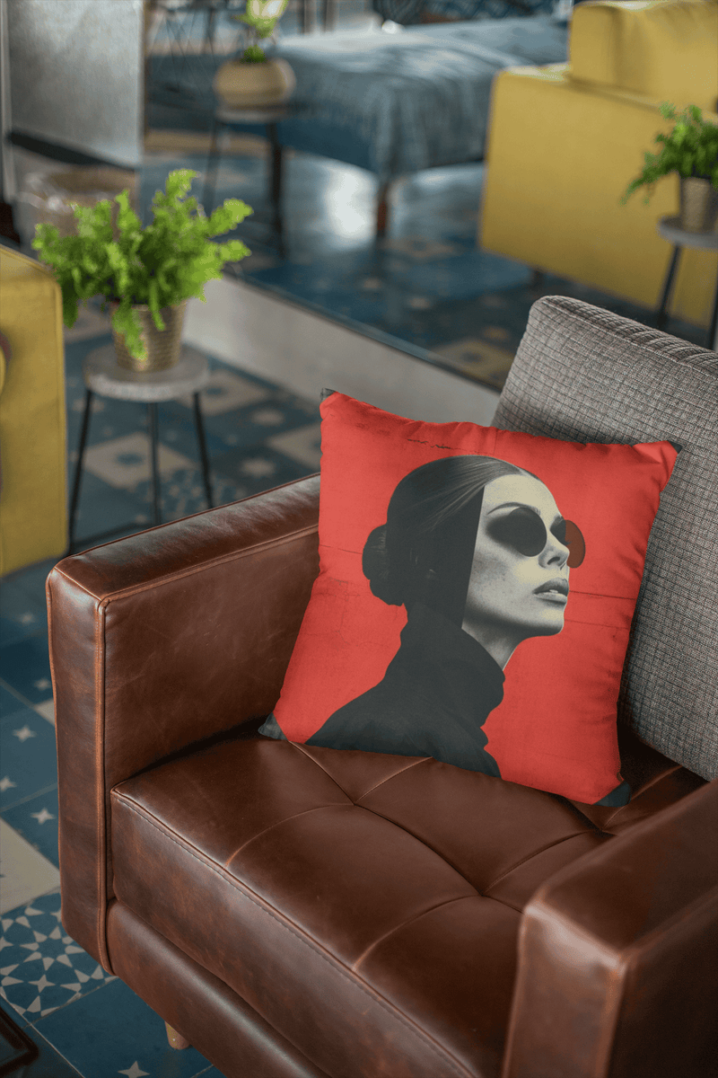 Valentine's Day Avant-garde Collection Spun Polyester Square Pillow