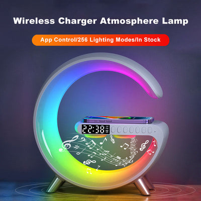 Bluetooth Speaker Wireless Charger Lamp - S.E. Burks Global Marketplace