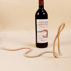 Suspended Rope Wine Bottle - S.E. Burks Global Marketplace