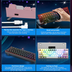 Mini Mechanical Gaming Wired Keyboard - S.E. Burks Global Marketplace