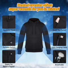 Unisex USB Heating Hoodies - S.E. Burks Global Marketplace