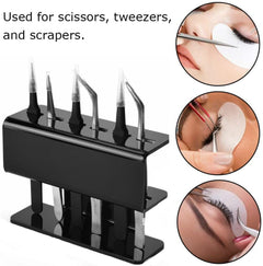 Acrylic Eyelash Tweezers Holder - S.E. Burks Global Marketplace