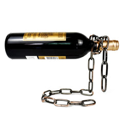 Magic Iron Chain Wine Bottle Holder - S.E. Burks Global Marketplace