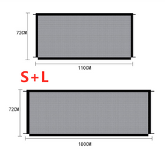 Black Foldable Protection Pet Safety Gate - S.E. Burks Global Marketplace