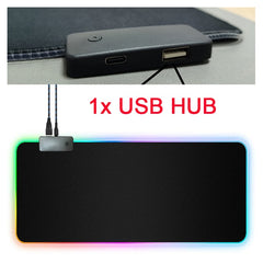 RGB Mouse Pad with Cable - S.E. Burks Global Marketplace