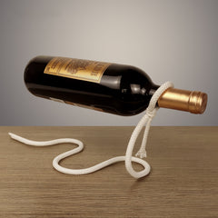 Suspended Rope Wine Bottle - S.E. Burks Global Marketplace